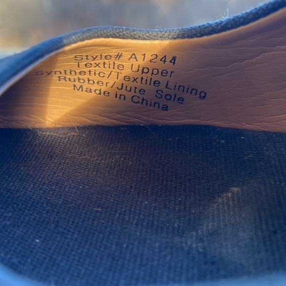 J. Crew Seville Espadrille Wedges in Black Canvas Women's Size 6.5 - Picture 4 of 11